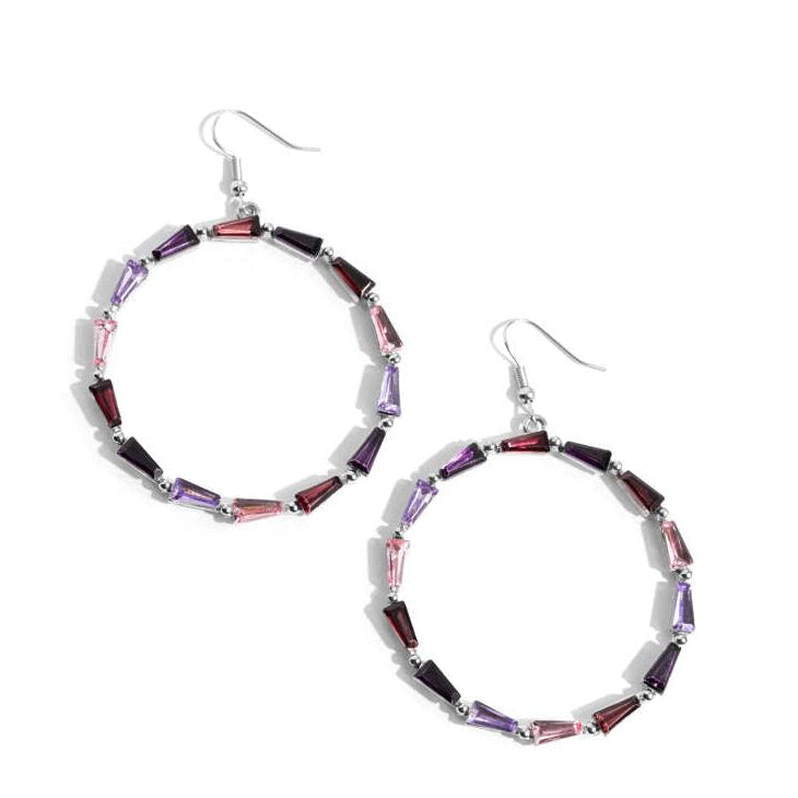 Dazzling Purple hoops