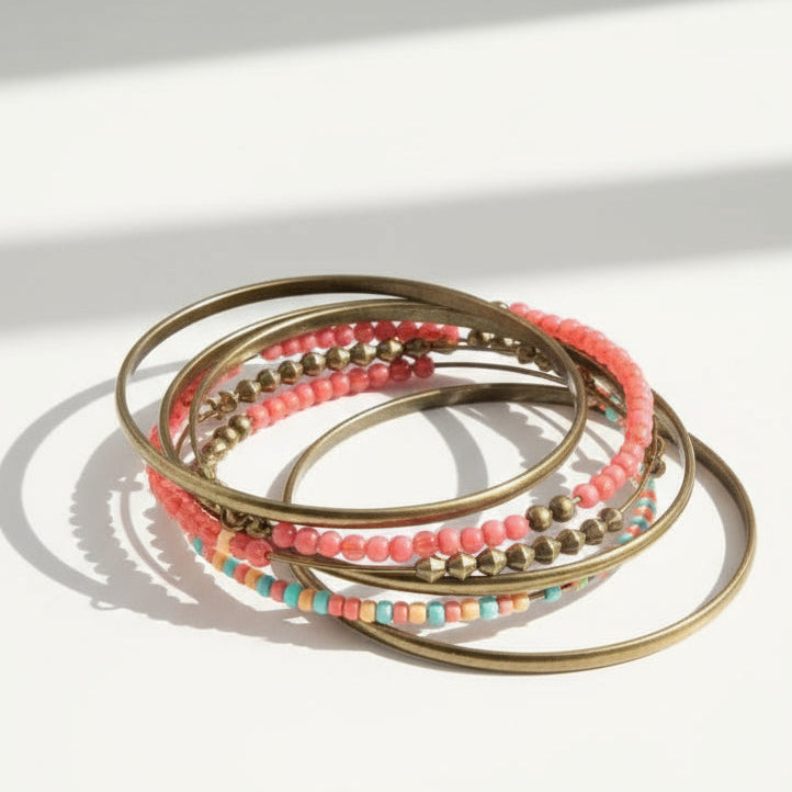 Varying Beads - Brass